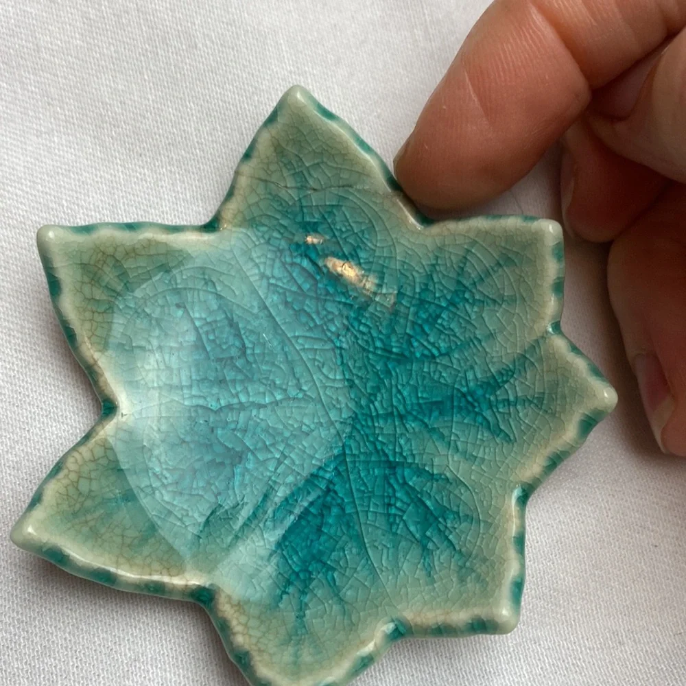 Tiny spoon chopstick rest ceramic tiny plate saucers